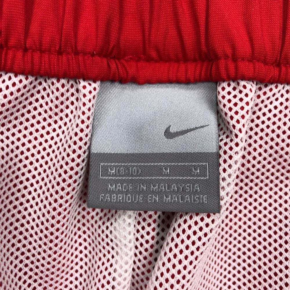 Nike Girls Red Tracksuit Set Jacket and Pants Size Medium 8-10 Vintage Y2K